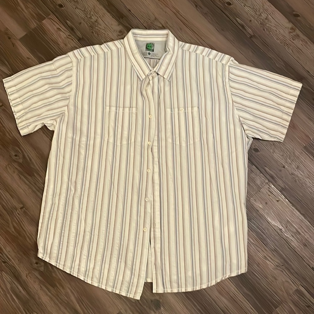 Timberland Striped Button Down Shirt